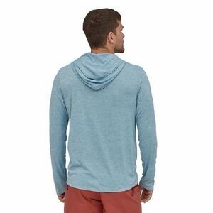 Patagonia Men’s Capilene Cool Daily Hoodie - Long Sleeve Light Blue
